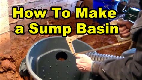 Make sure to dig the pit at the lowest point. . Where to drill holes in sump pump basin